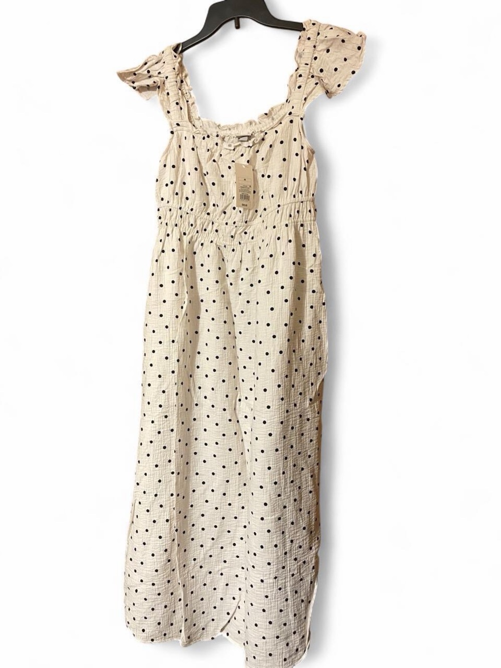 a new day Cream Polka Dot Maxi Dress